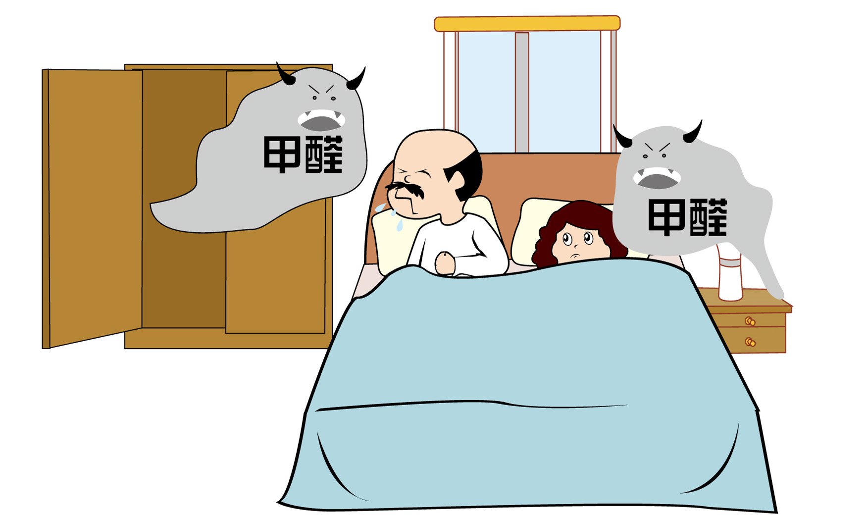 新買的衣柜甲醛含量較高，除甲醛公司建議不要急于放衣物