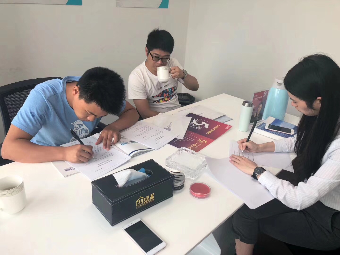 熱烈祝賀陳總、林總簽約創(chuàng)綠家三明市縣級代理！