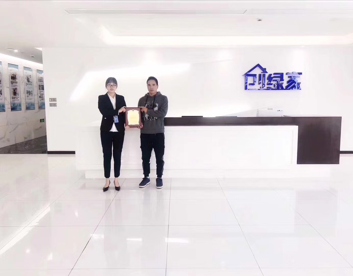 熱烈祝賀陳總簽約創(chuàng)綠家河南省縣級(jí)市代理！