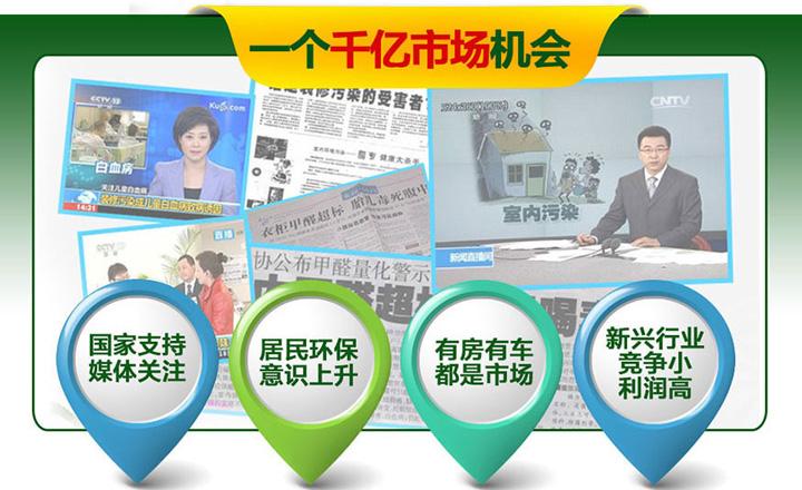 加盟室內(nèi)除甲醛公司要多少錢？