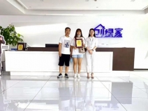 熱烈祝賀高總夫婦簽約創(chuàng)綠家河北省張家口市區(qū)級代理！