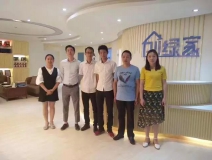 熱烈祝賀無錫曾總、陳總團隊成功加入創(chuàng)綠家！