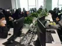成都一公司邊裝修邊辦公，裝修味道嗆人 員工戴防毒面具辦公