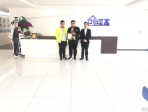 熱烈祝賀馬總、張總簽約創(chuàng)綠家天津市區(qū)級代理！